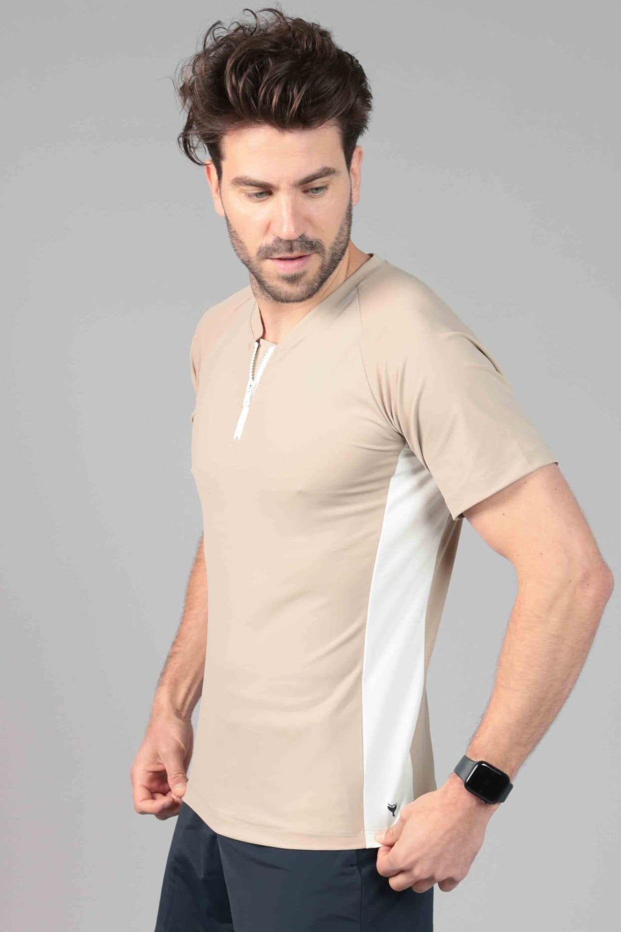 Kogia M. TShirt Beige Mosaico/ White Avorio