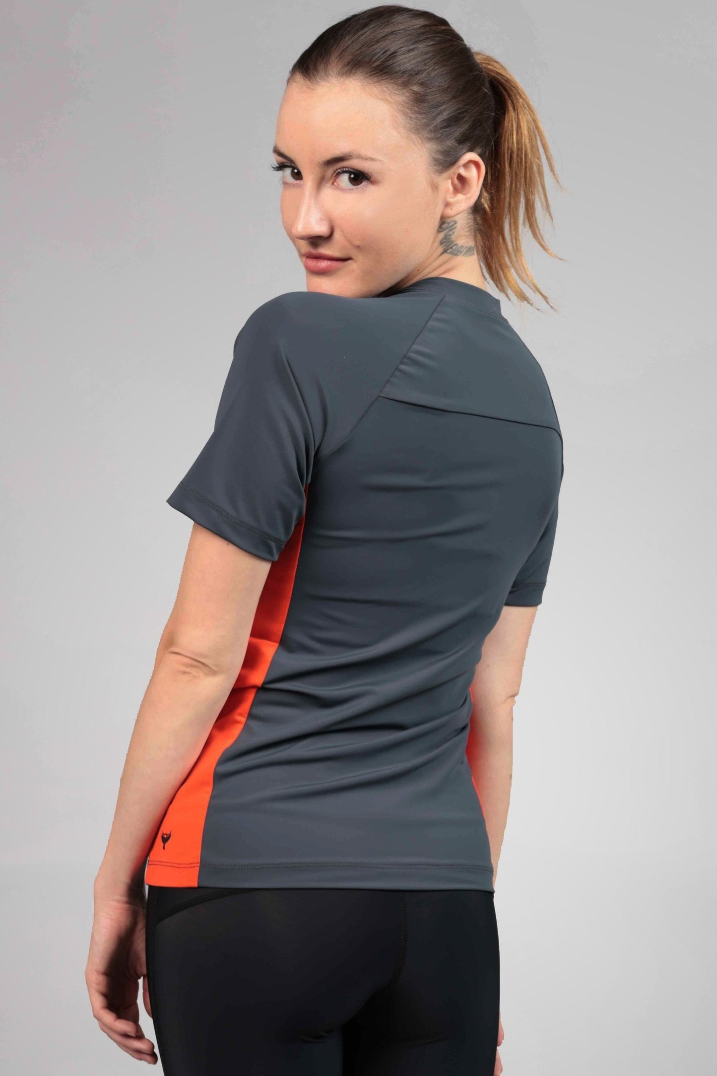 Kogia W. TShirt Grey Titanium/ Orange Vibes