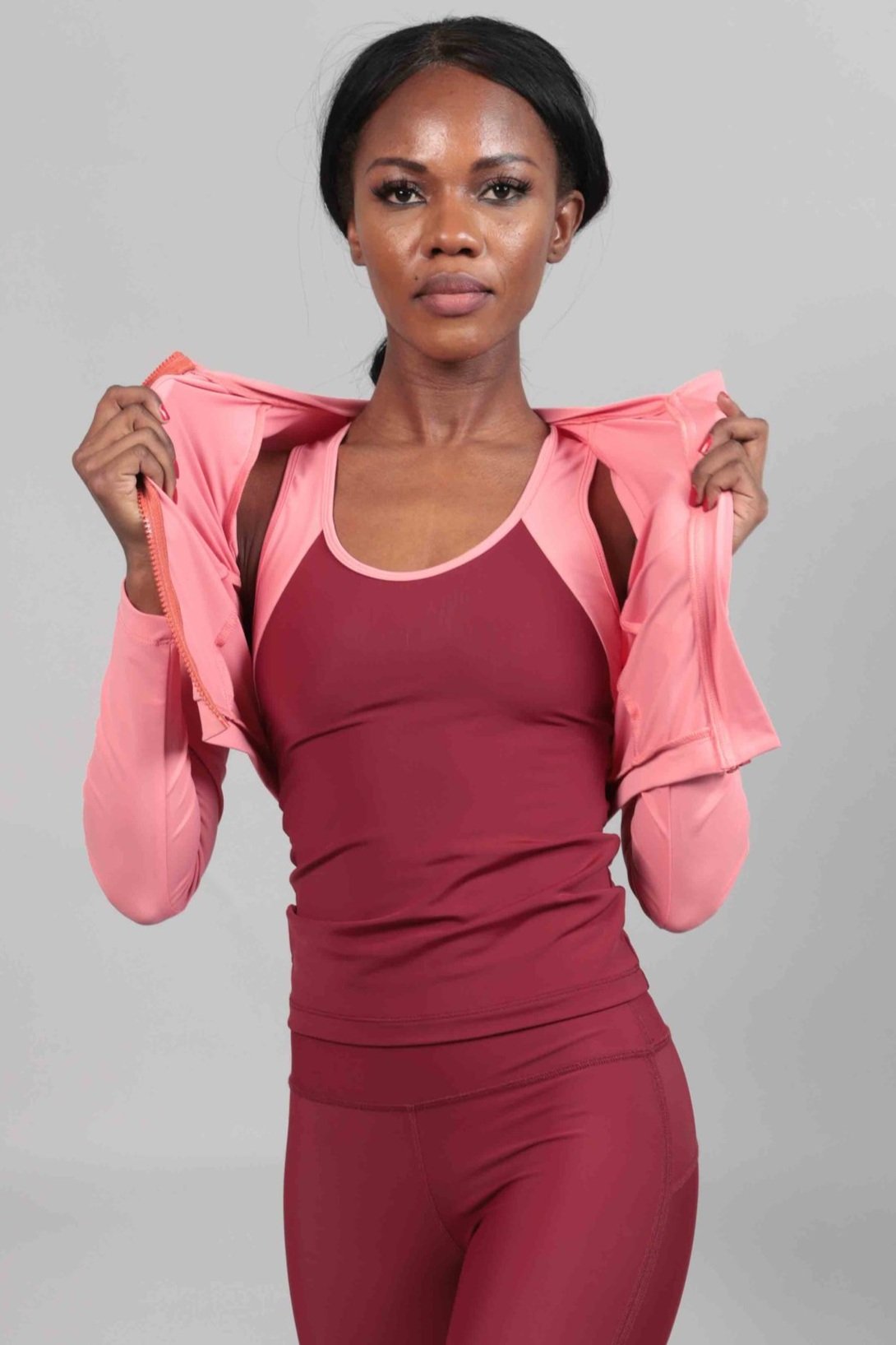 Gilli Tank Top Red Nairobi/ Pink Pretty