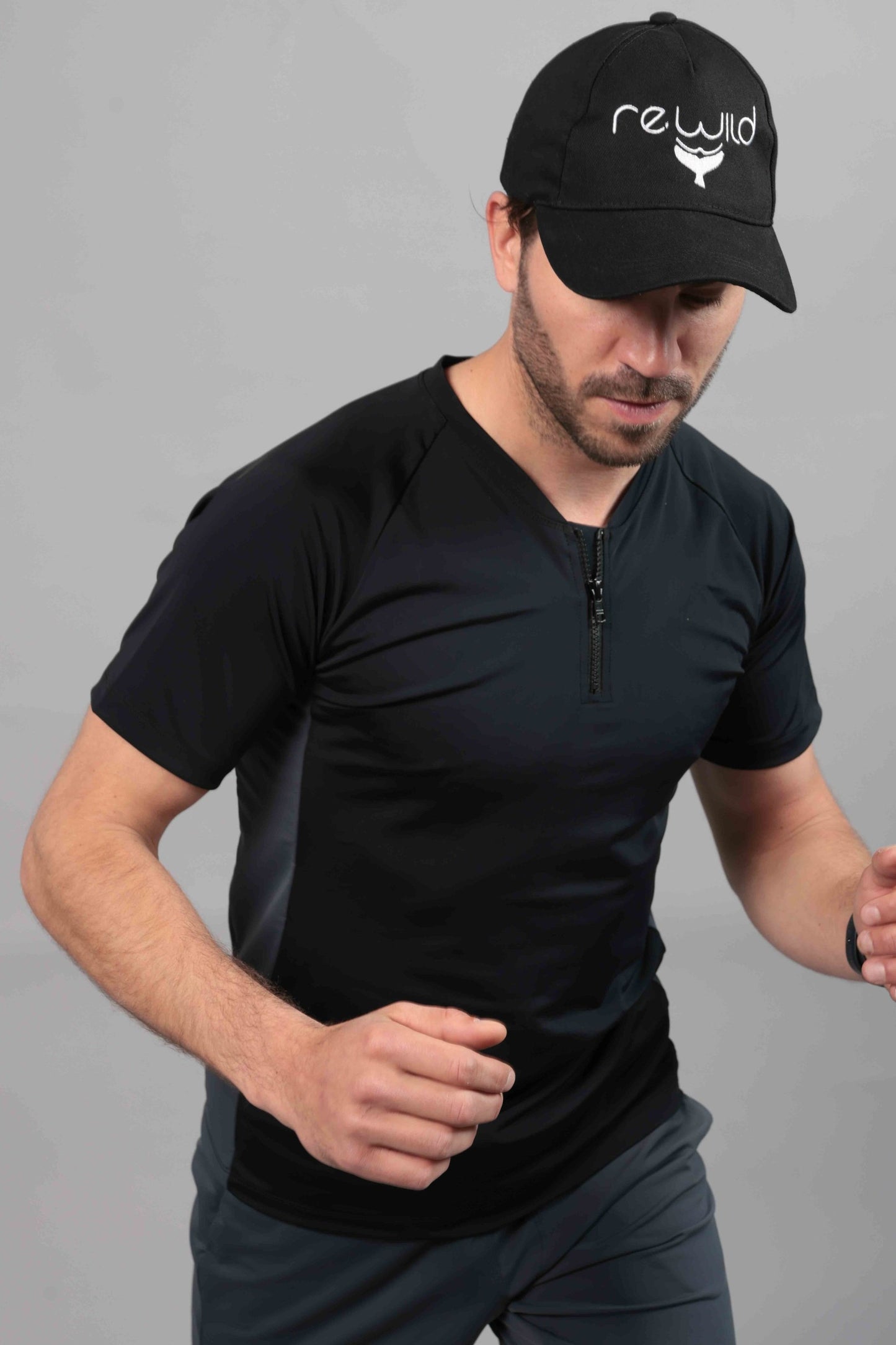 Kogia M. TShirt Black/ Grey Titanium