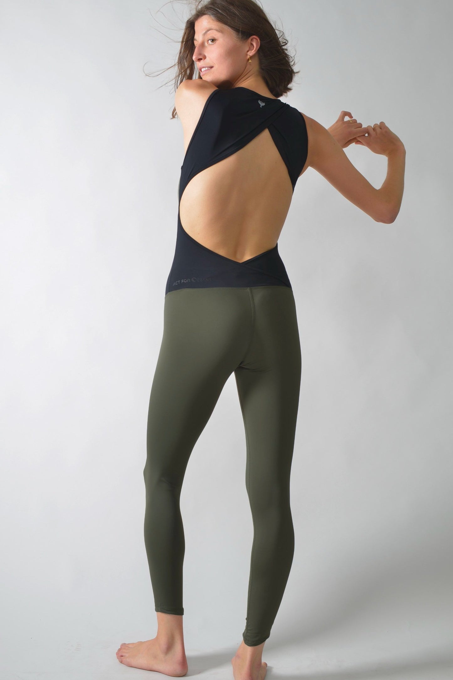 Orca Jumpsuit Green Scotland/ Black